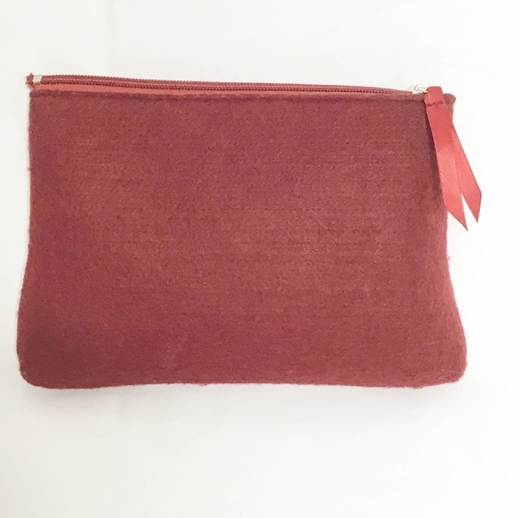 OU Legacy Bag Felt Clutch Zipper Top Sooners Unive - Picture 2 of 5